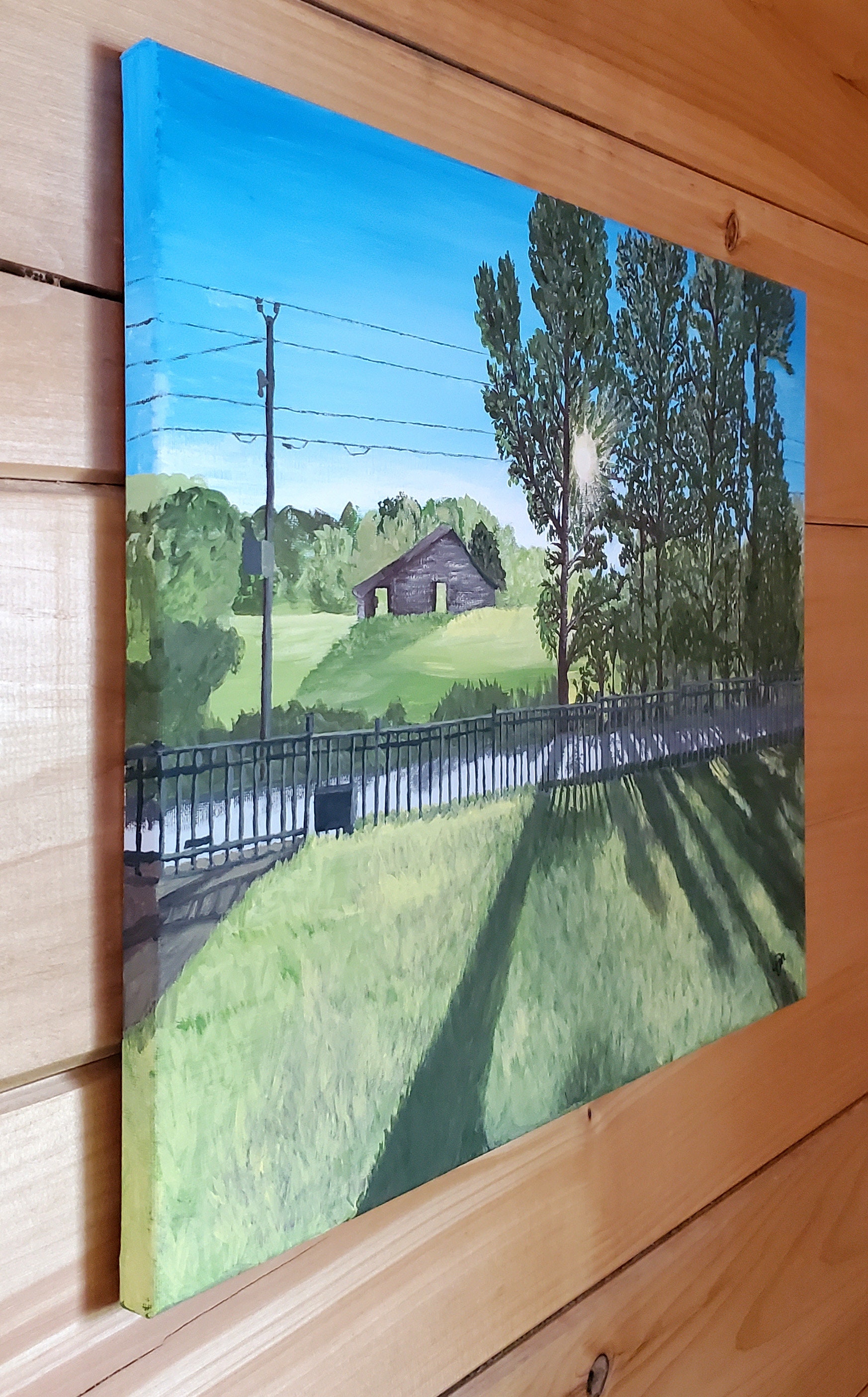 Custom Hand Painted Landscape Painting From Picture on Canvas - Etsy