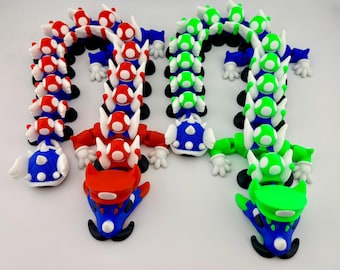 Plumber Bros Inspired 3D Printed Dragon | Gamer Gift | Desk Decor