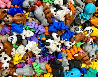 3D Printed articulated mini animals, Wigglet Pocket Pets