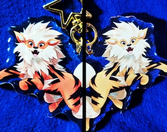 Arcanine Acrylic Keychain
