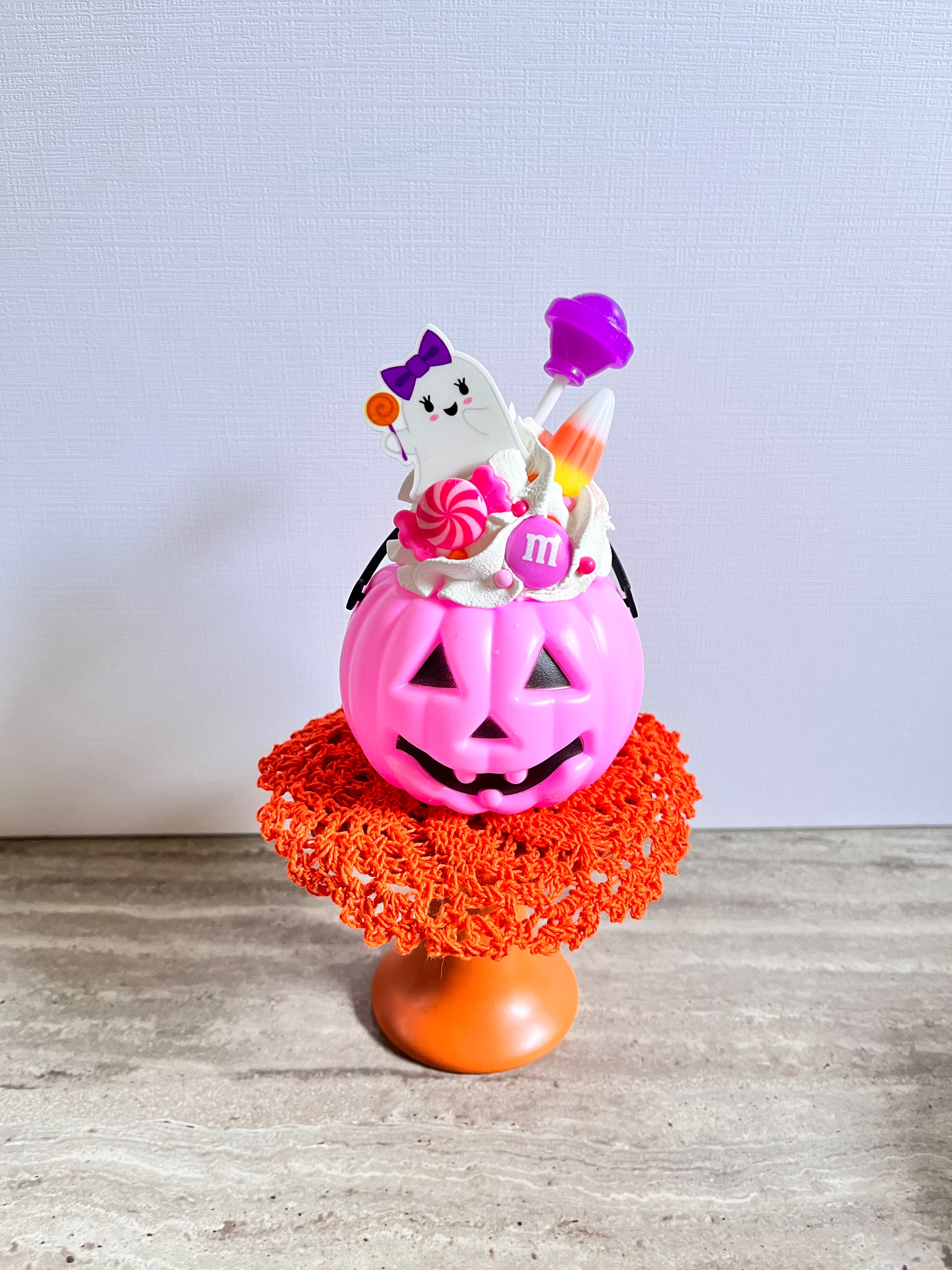 Halloween Jack-O'-Lantern Light-up Bucket, Pink, Way to Celebrate 