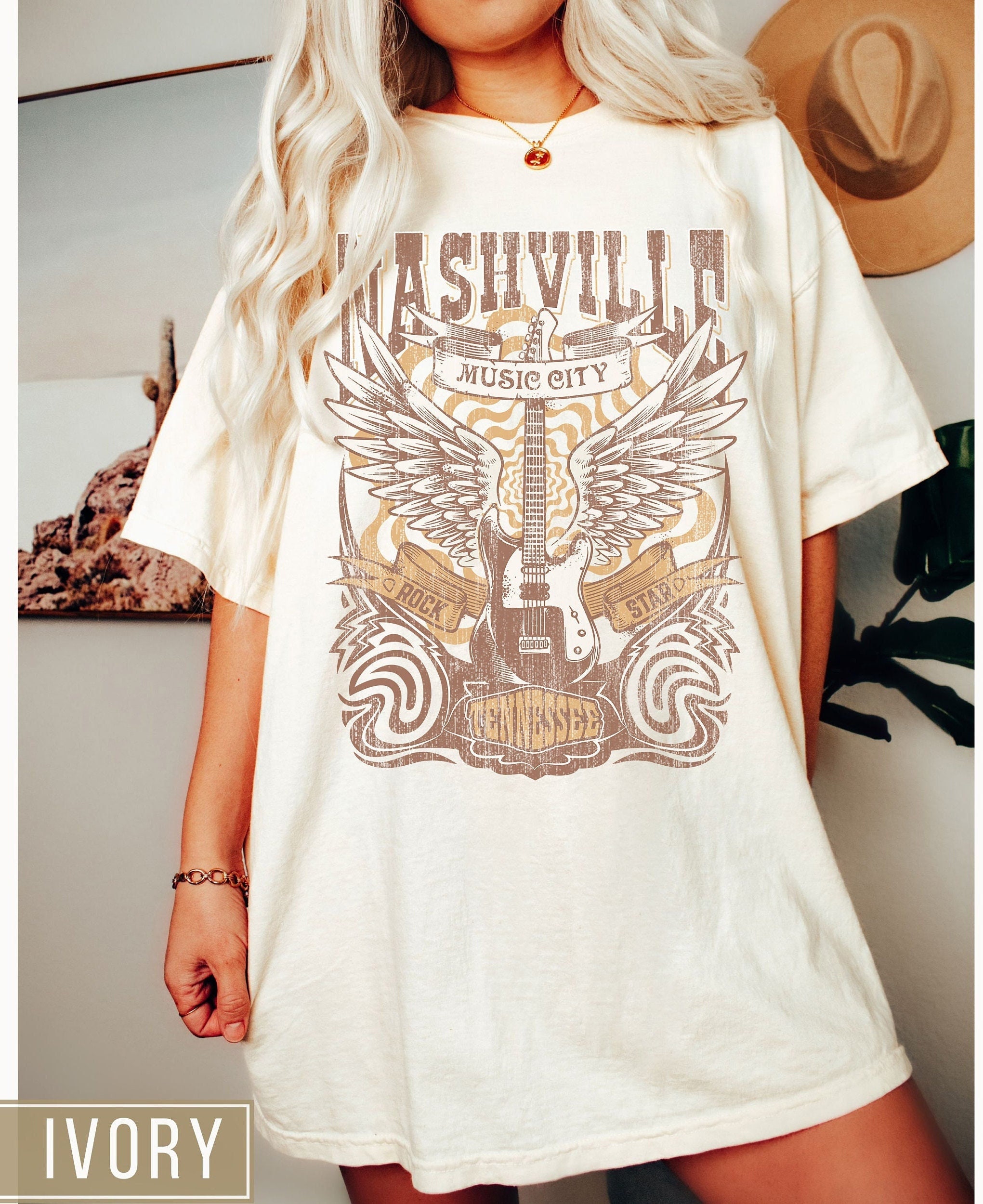 Discover Country Concert Shirt, Retro Nashville Music City Tshirt