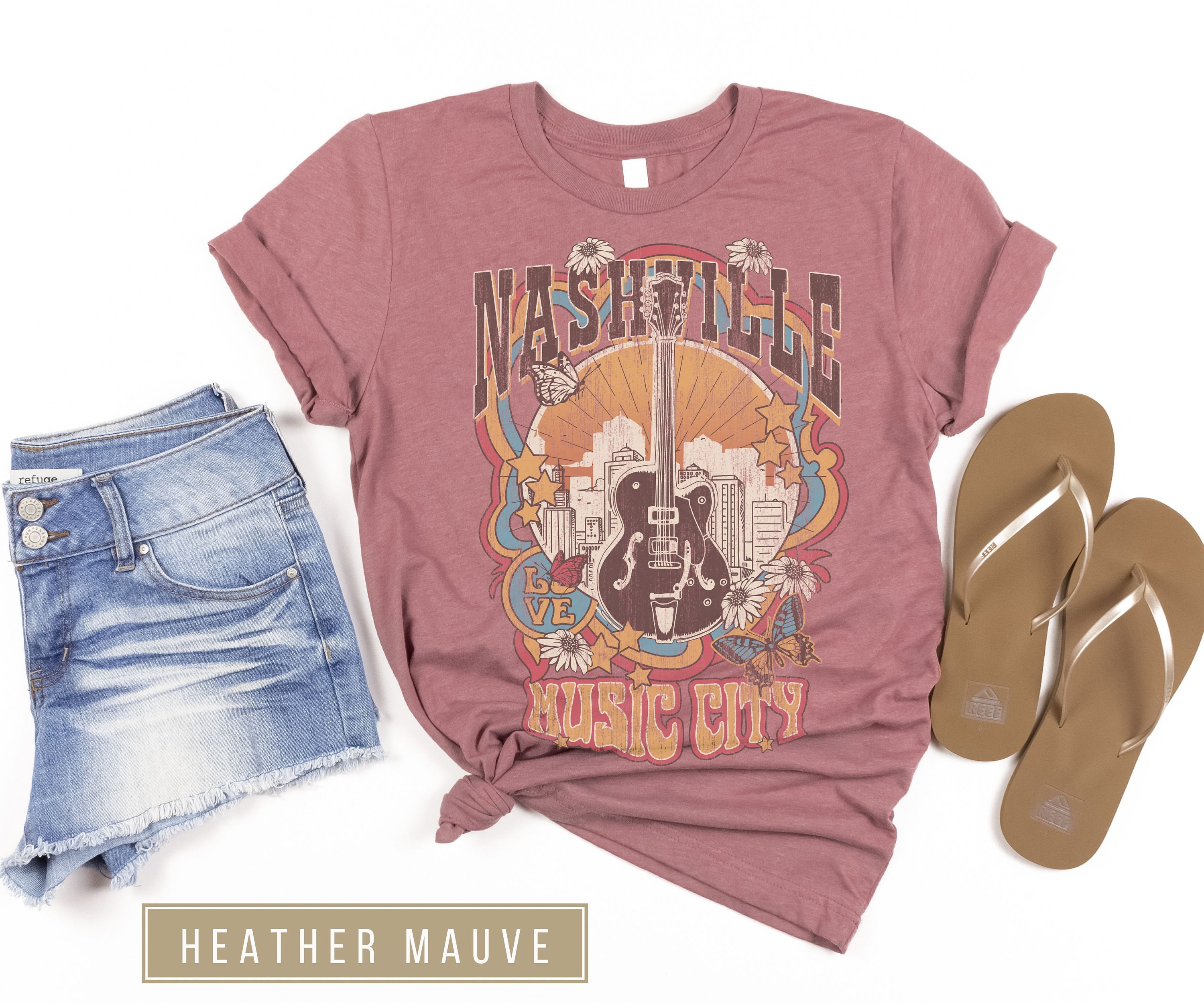 Discover Nashville Music City T-Shirt