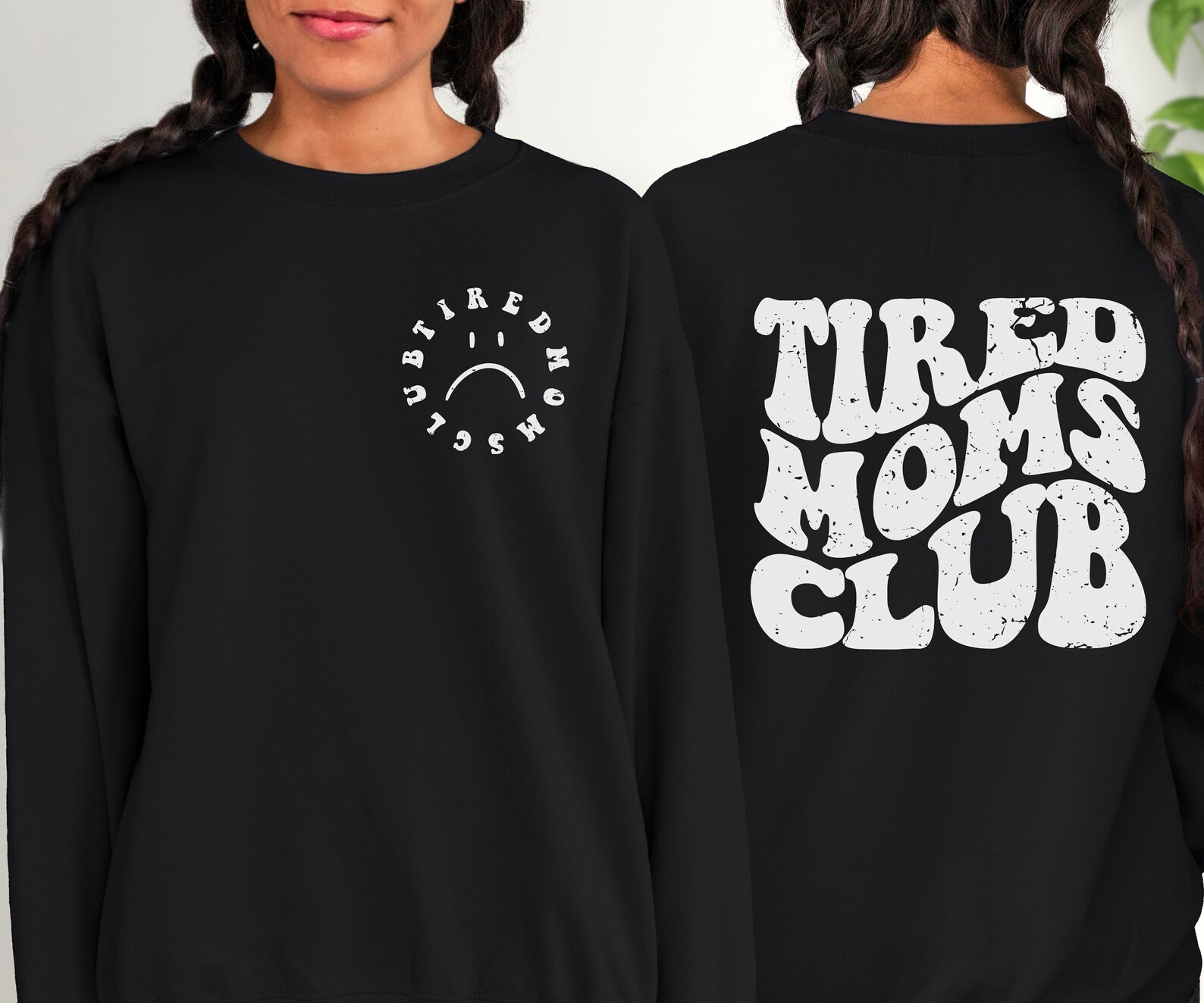 Tired Moms Club Sweatshirt Funny Mom Shirt Cool Mom Club Etsy