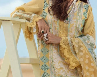 Luxury Crimson Lawn 2023 Designer Pakistani Wear