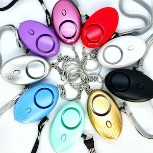 Self Defense Alarm, Alarm for women, Security Alarm, flash light, keychain