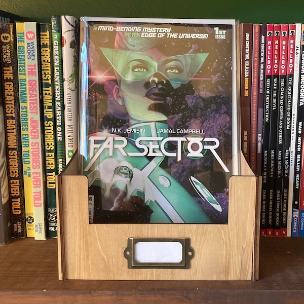 Comic Book Shelf Storage Display - Unique Gift for Comic Book Fans!