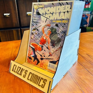 Comic Book Storage Box: Personalized Shelf Display, Holds Up to 60 Comics