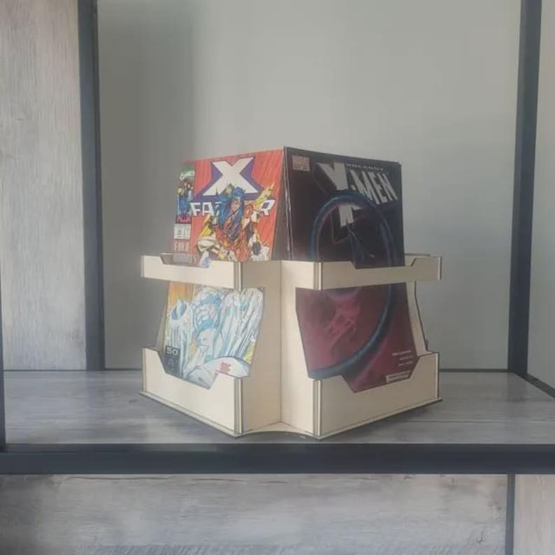 Comic Book Spinner Rack – Desktop Display for Collectors – Comic Book Storage System image 2