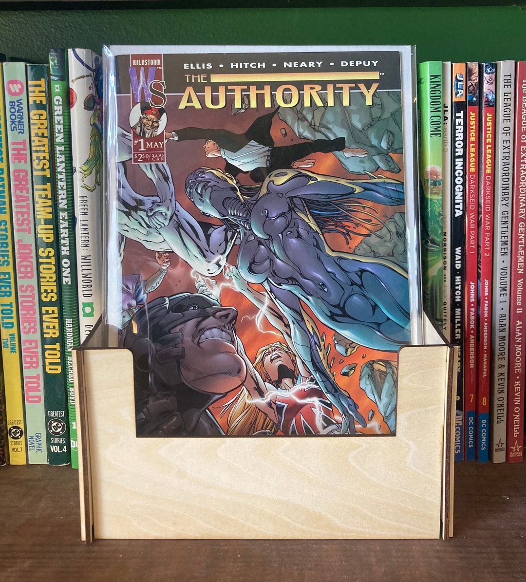 Comic Book Shelf Storage Display Unique Gift for Comic Book Fans Etsy