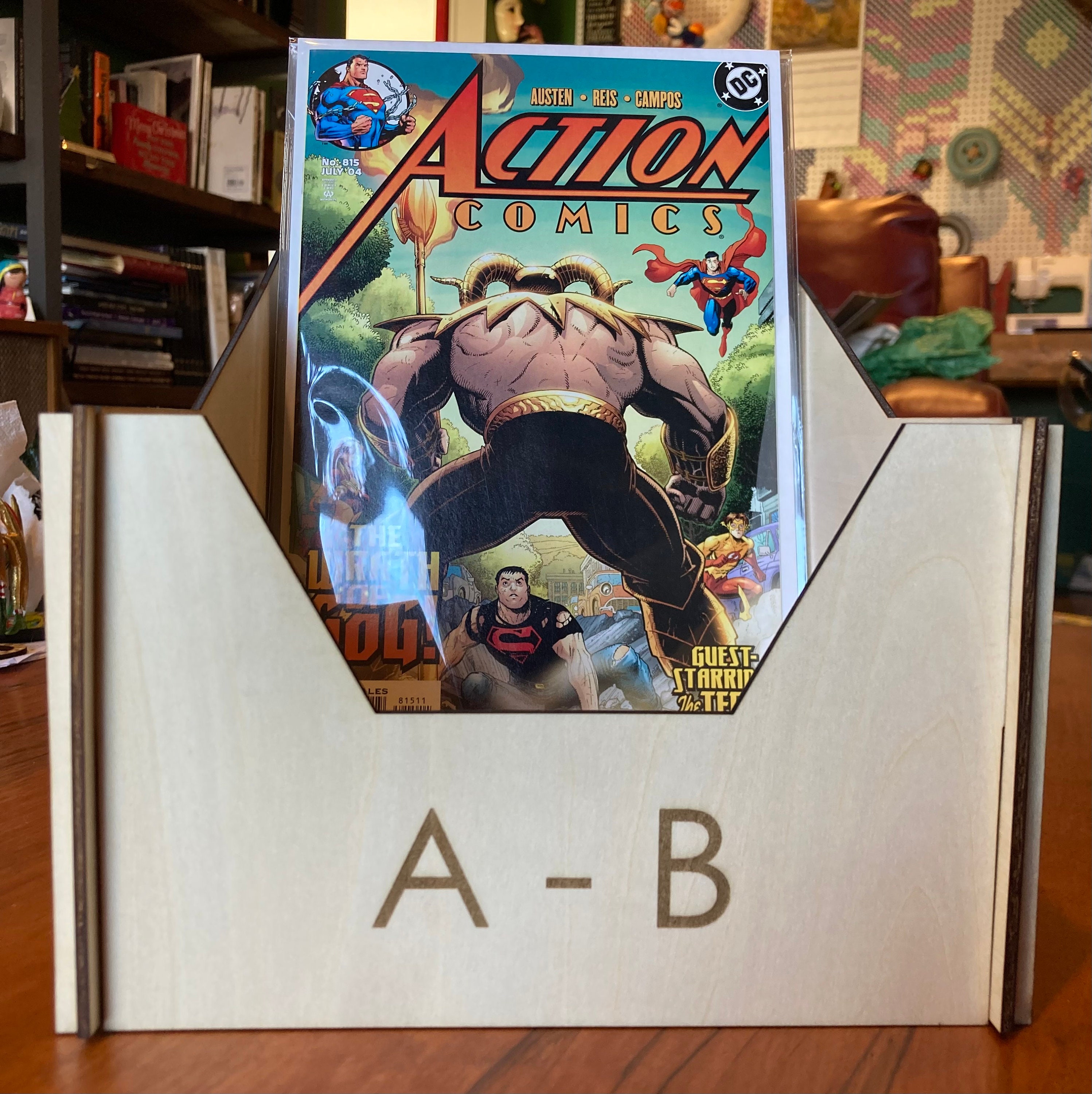 Comic Book Shelf Storage Display Etsy Australia