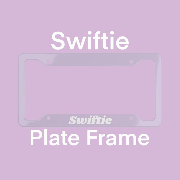 Taylor License Plate Frame Etsy Australia