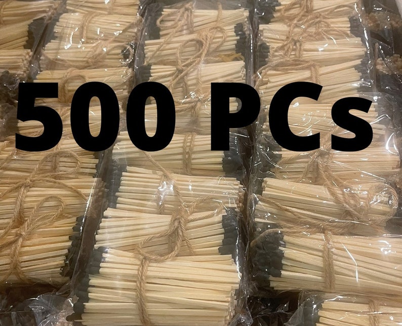 Bulk 3.75 Black Matches QTY 500 PCS Matches Candle Etsy