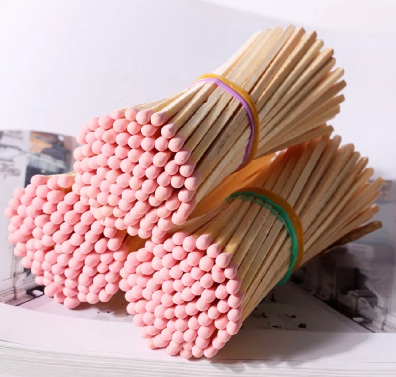Matches Pink Matches Bulk 3.75 25PCS to 500PCS Choose Your Color Candle