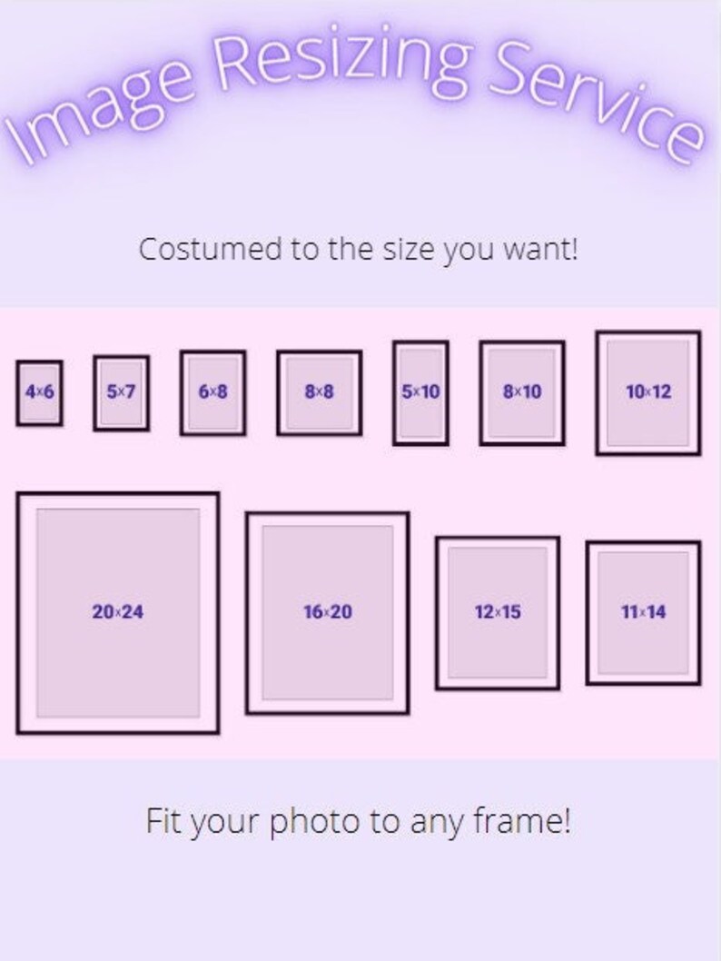 Custom Resize Print Resize Resize Digital File Resize Etsy