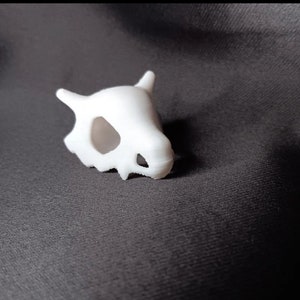 cubone skull 3d printed Keychain