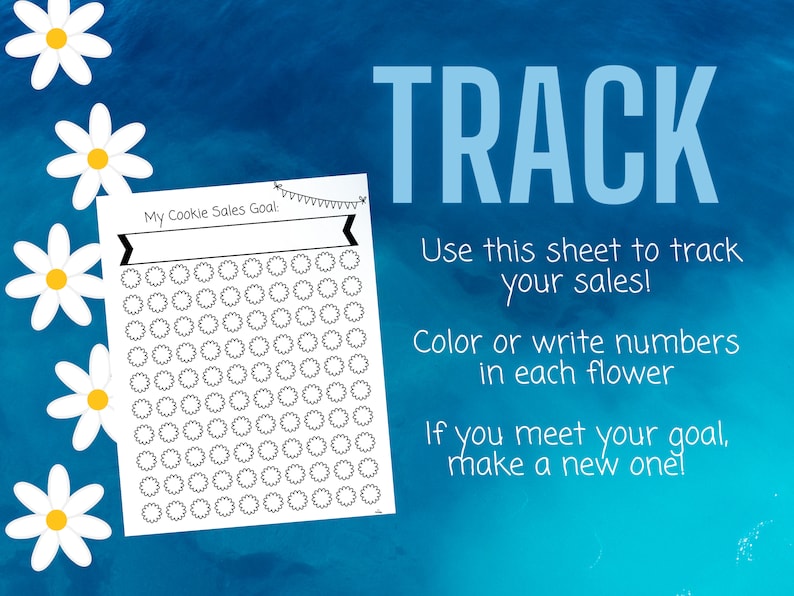 Cookie Sales Goal/tracker instant Download Etsy