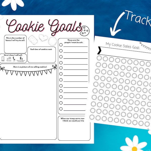 Cookie Sales Goal/Tracker *Instant Download*