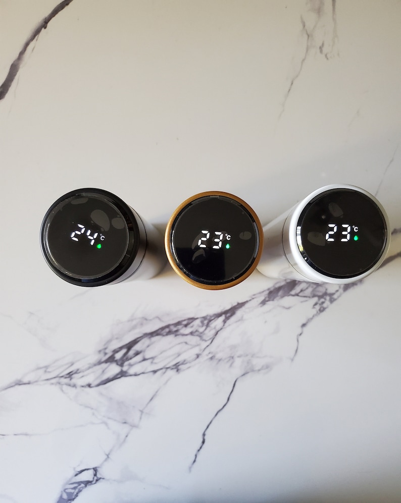 Signature Smart LED Temperature Display Thermos - Etsy