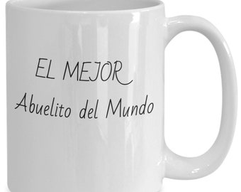 Mug El Mejor Abuelito Del Mundo, cadeau grand-père