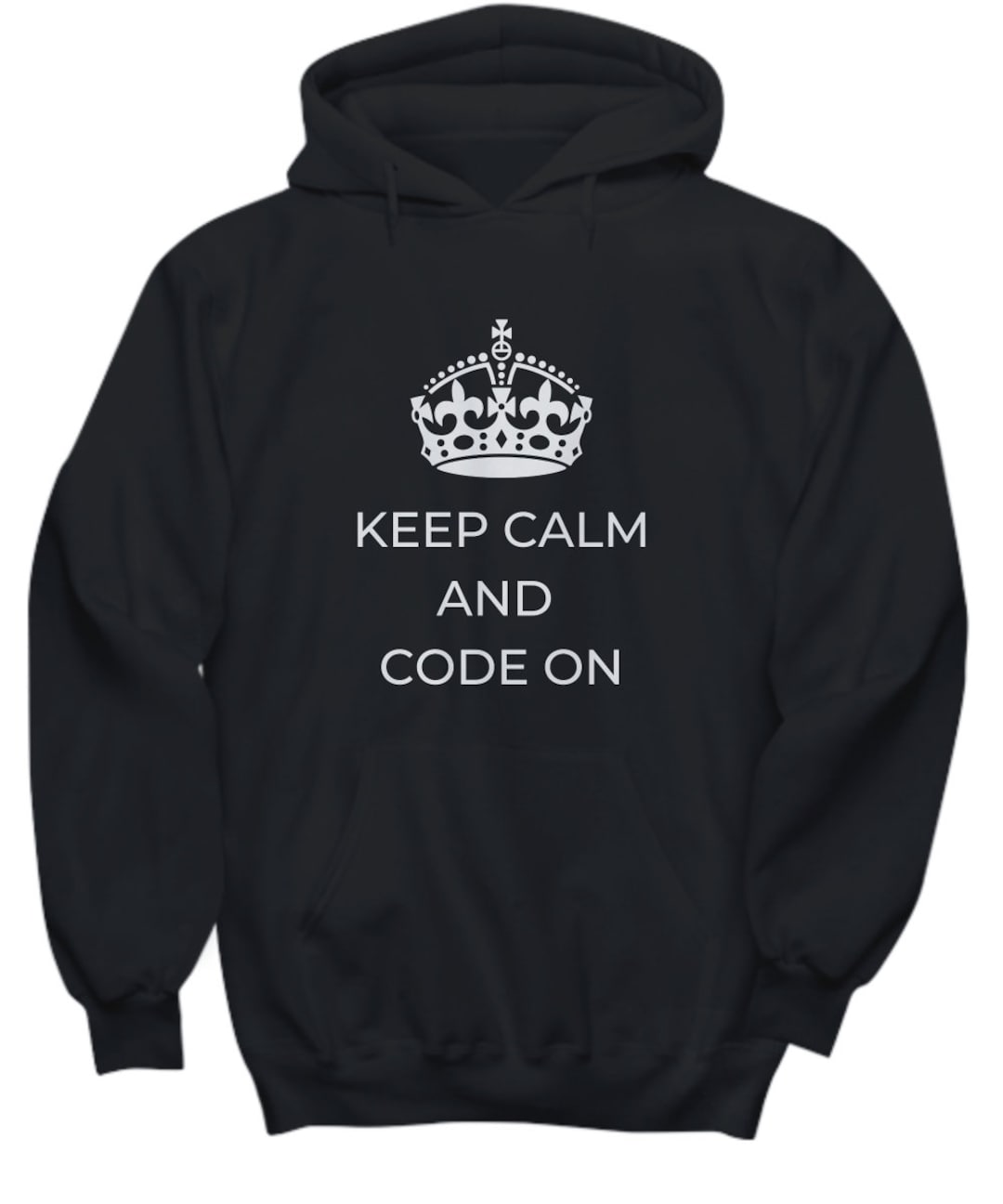 Keep Calm and Code on Hoodie - Software Engineer Gift - Etsy