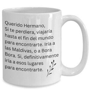 Divertida Taza Para Hermano, Bora Bora Spanish Mug