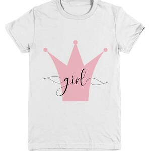 Girl Princess Youth T-Shirt. Powerful Princess Baby Girl. Gift Idea for The Princess Of The Family.