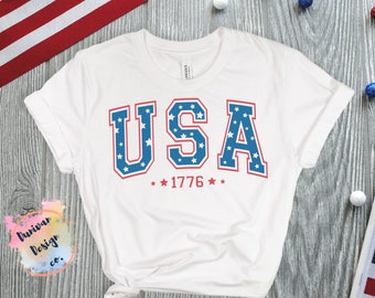 Camiseta patriótica de EE. UU. para adultos, cuatro de julio, mamá y yo