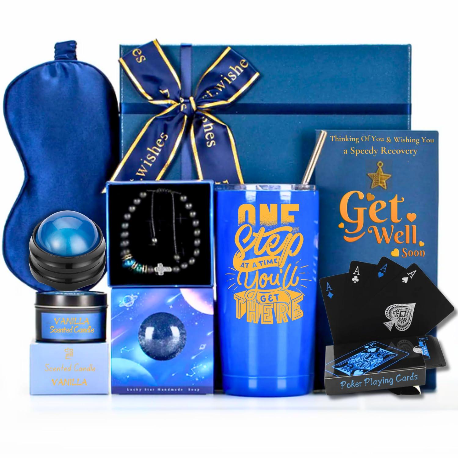 Gute Besserung Geschenkkorb Für Frauen - Pflegepaket Mit Tasse, Kerze, Socken & Mehr