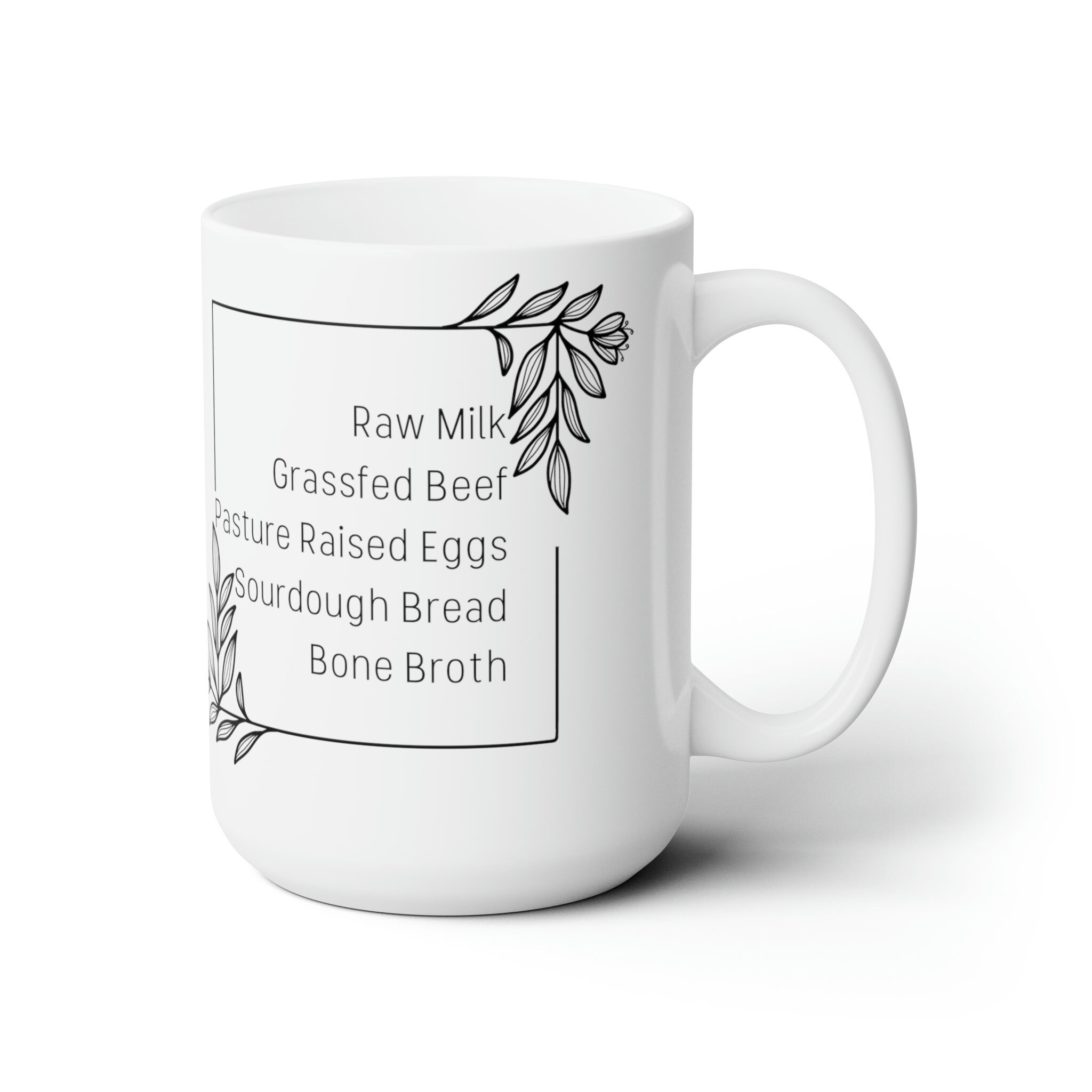 Raw Milk Mug, Whole Foods, Real Food, Backyard Chickens, Grassfed Beef