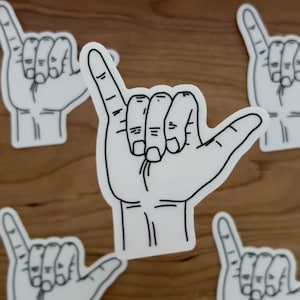 Shaka Vinyl Sticker