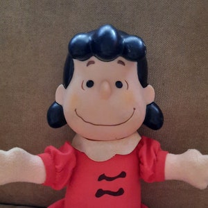 Vintage 1963 Mcdonald&#39;s Lucy Plush Doll From Peanuts/Charlie Brown 10&quot; Tall-Rare Made for McDonalds Japan