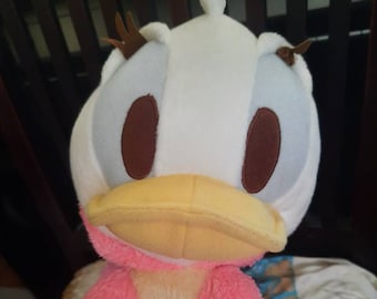 Två för en: Vintage Sega Baby Daisy Duck plysch i rosa - Kawaii samlarobjekt exklusivt för Japan