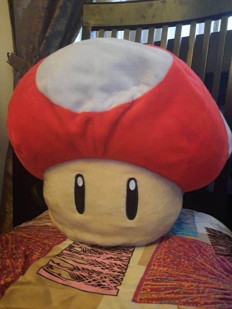 super mario plush mushroom