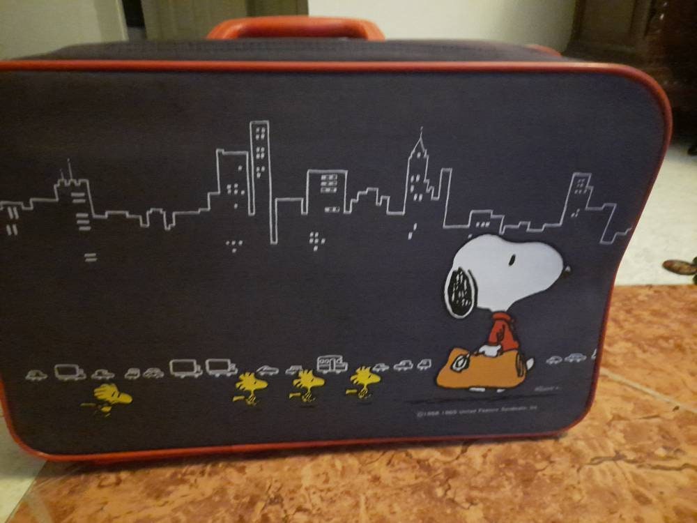 Peanuts Snoopy Luggage Tag 4-Piece Set - PVC Snoopy Suitcase Tags