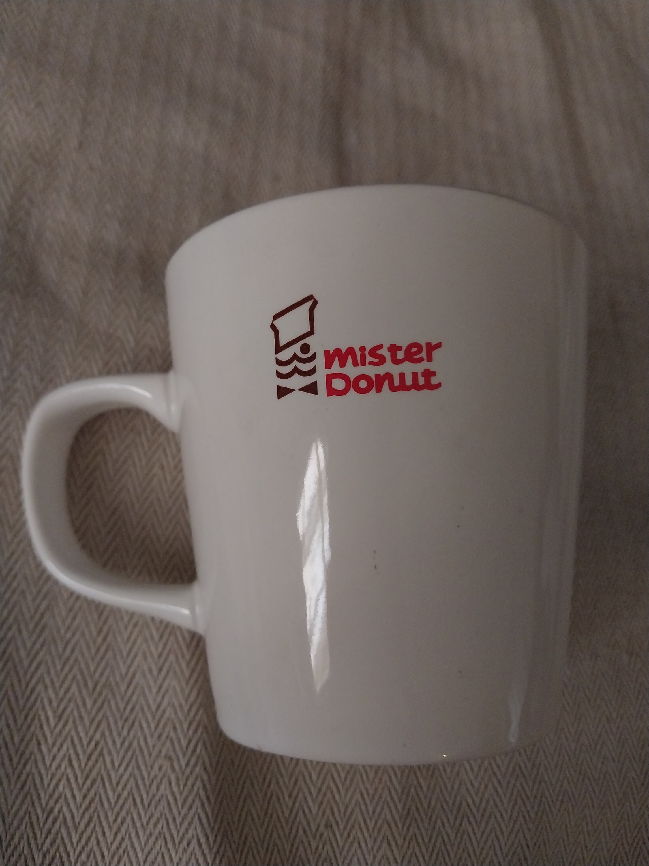 Mister Donut Set: 2 Mugs. One Glass; Vintage New - Etsy