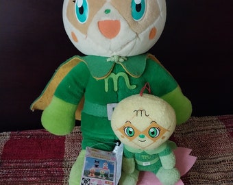 アンパンマンのキャラクター 3 体 - ばいきんまん、アンパンマン