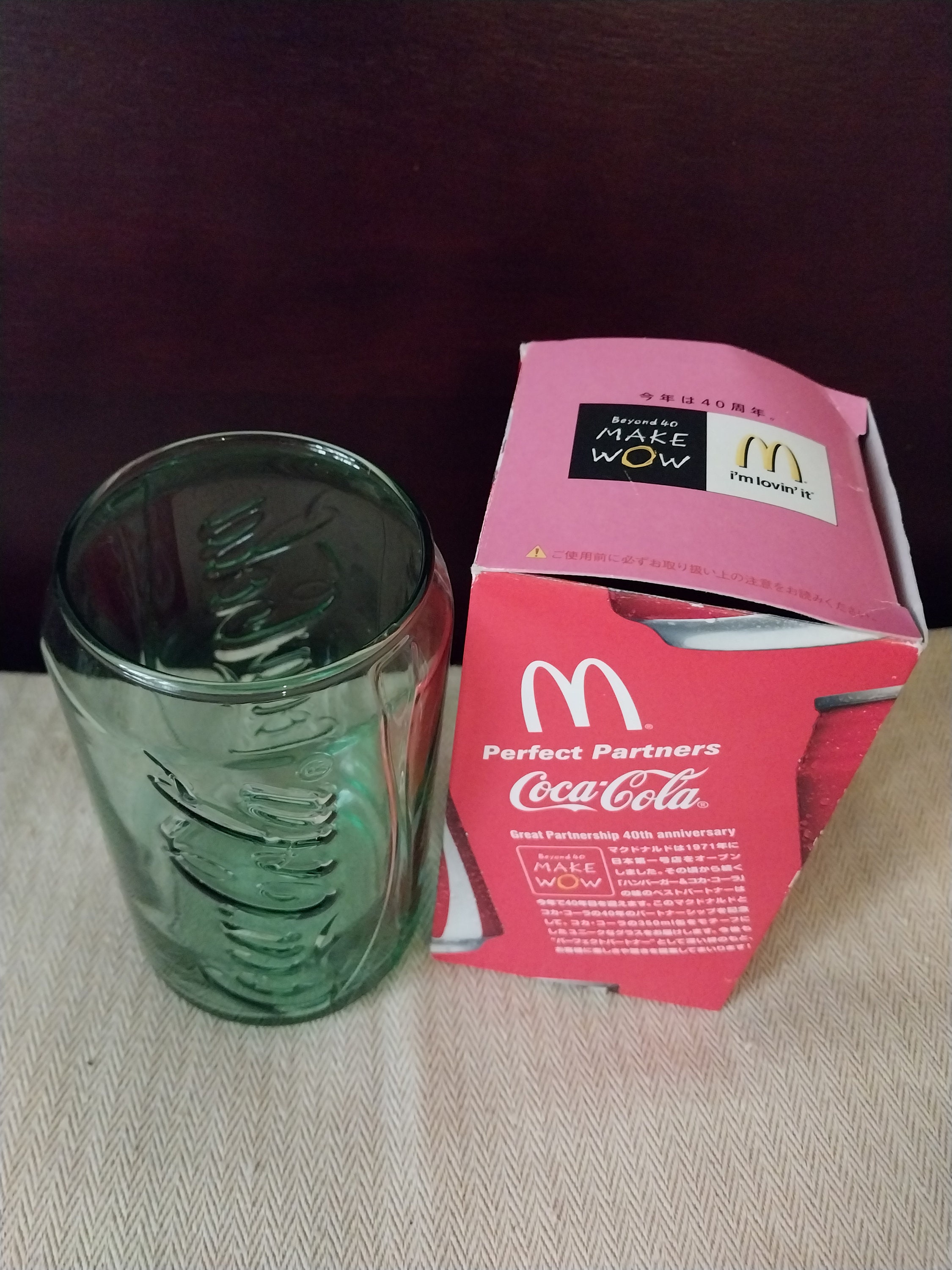 ヴィンテージ 5インチ コカコーラ x マクドナルド 40周年記念 