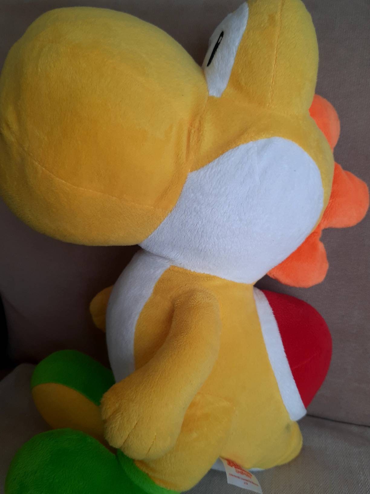 スーパーマリオ ヨッシー 大型 黄色 18インチ ぬいぐるみ 状態良好