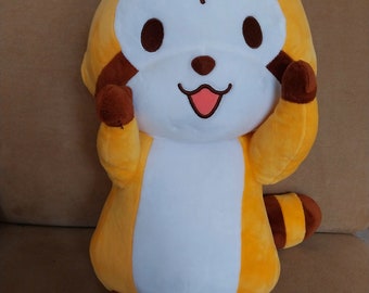 1977 Anime TV-serie 15" Rascal the Raccoon Exclusieve Japanse Kawaii-knuffel. Uitstekende, als nieuwe staat.
