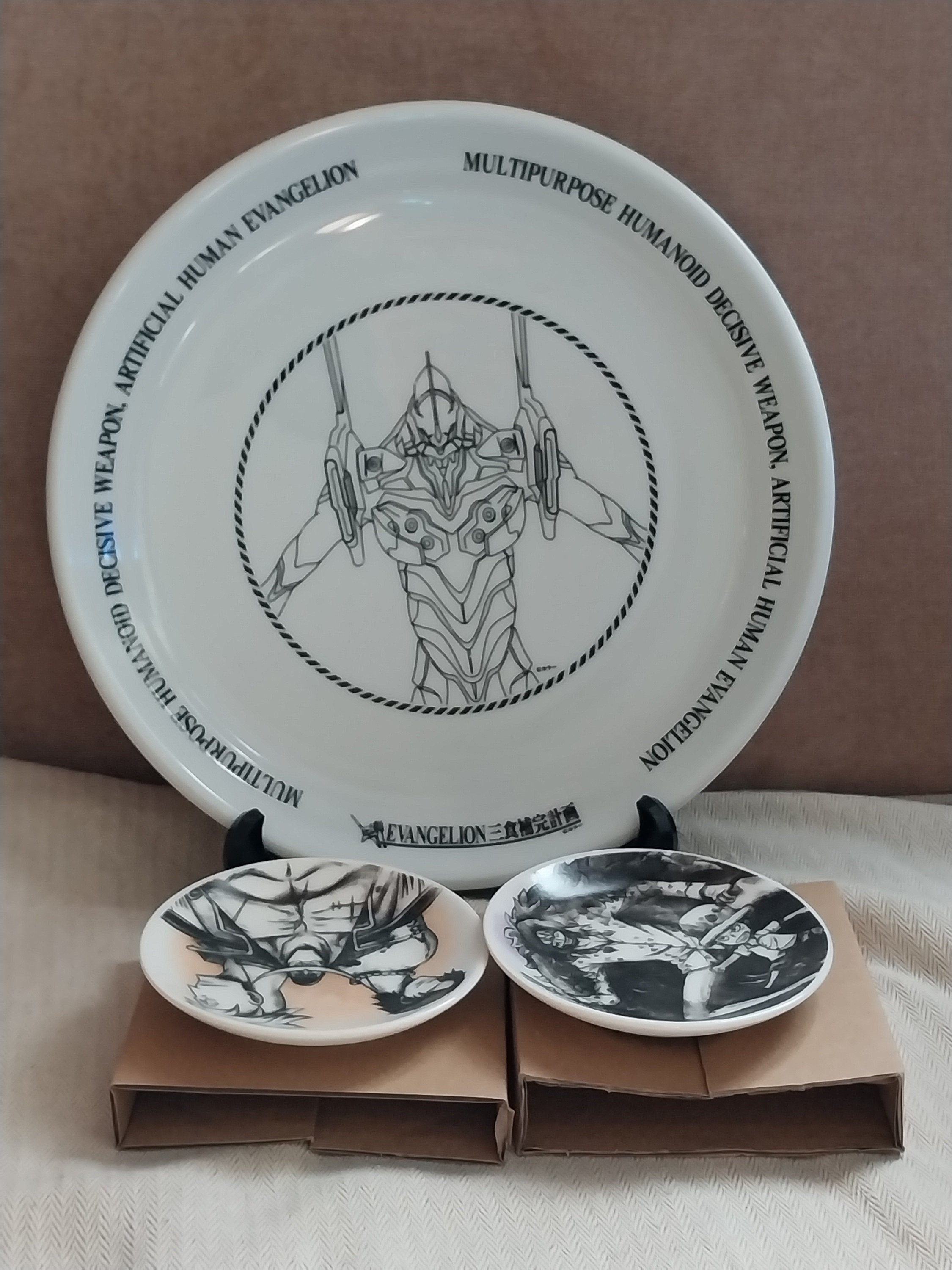 Neon Genesis Evangelion Limited Edition Plate + Two One Piece