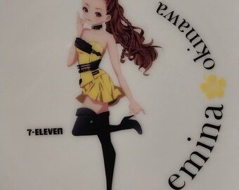 ●各5枚●エミーナ×セブンイレブン 安室奈美恵 セブンイレブン限定 クリスマス ポストカード