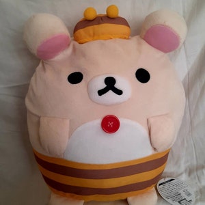 San-X Rilakkuma Chubby Large Light Beige Japan Exclusive Kawaii Plush with Tag