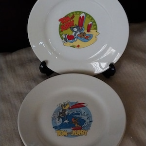 Three: Tom & Jerry Not for Sale 7&quot; Plates; New Vintage