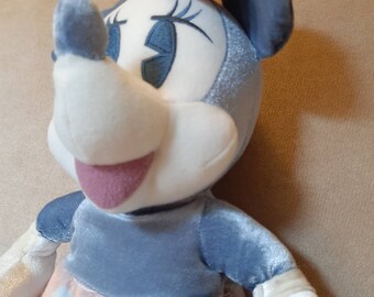 1999 Sega Vintage Minnie Mouse Disney 18jnch Silvery Blue Unique