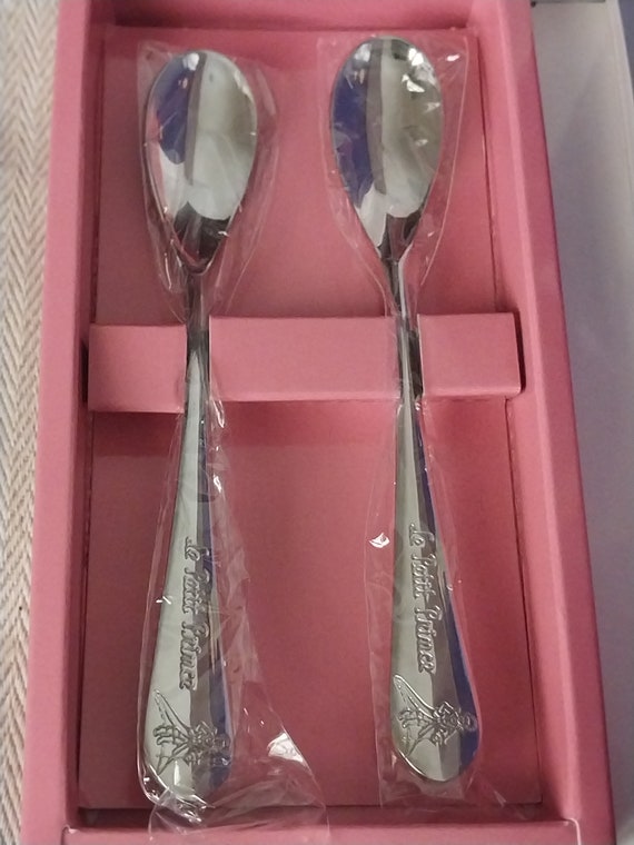 FIVE: RARE Le Petit Prince Small Stir Spoons; New Box, Japan