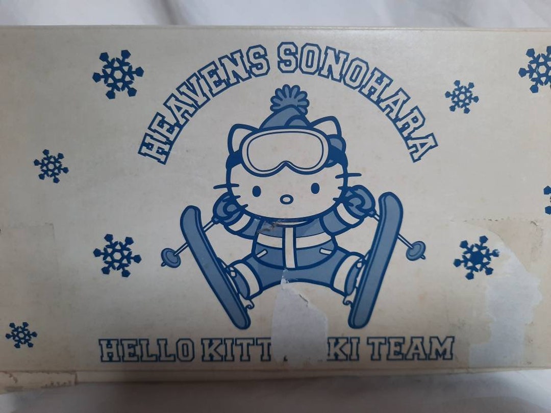 Hello Kitty Ski Team Tokyo Japan- SET Two Cups, Two Saucers