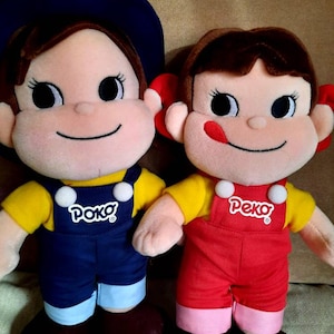 Brand New Peko and Poko Collectible PLUSH Popular Fujita Japan Rare Kawaii Excellent Stuffed Toy
