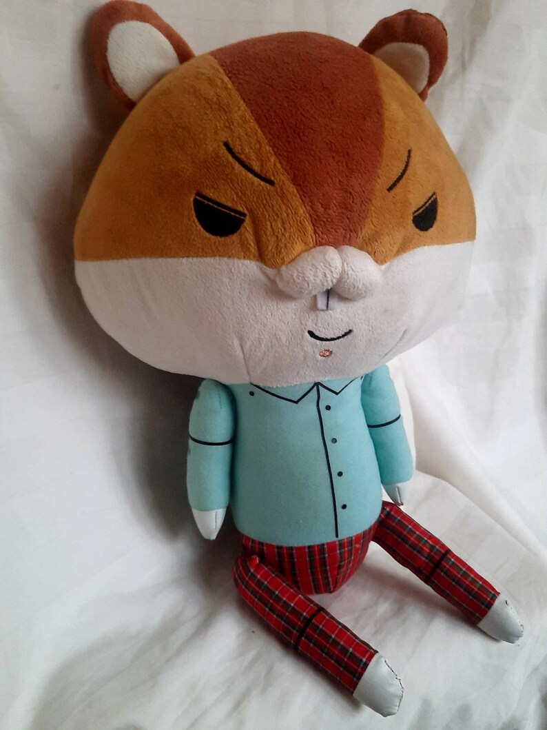 Two for One: Akira Senpai Big Head Plush Paper Rabbit Rope - 12