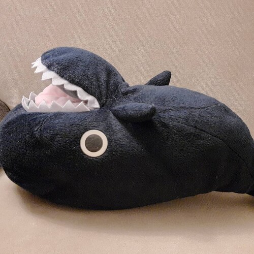 Rare Black One Piece Large 2024 17 inch Black Whale - Kawaii Japan Exclusive Plush. Great Condition. Official One Piece Merch.